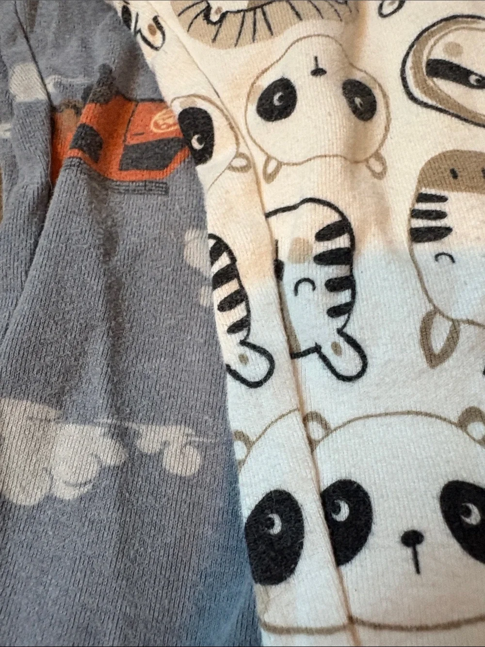 Set of 4 Size 3T Pajamas with Short and Long Sleeves bundle / Lot